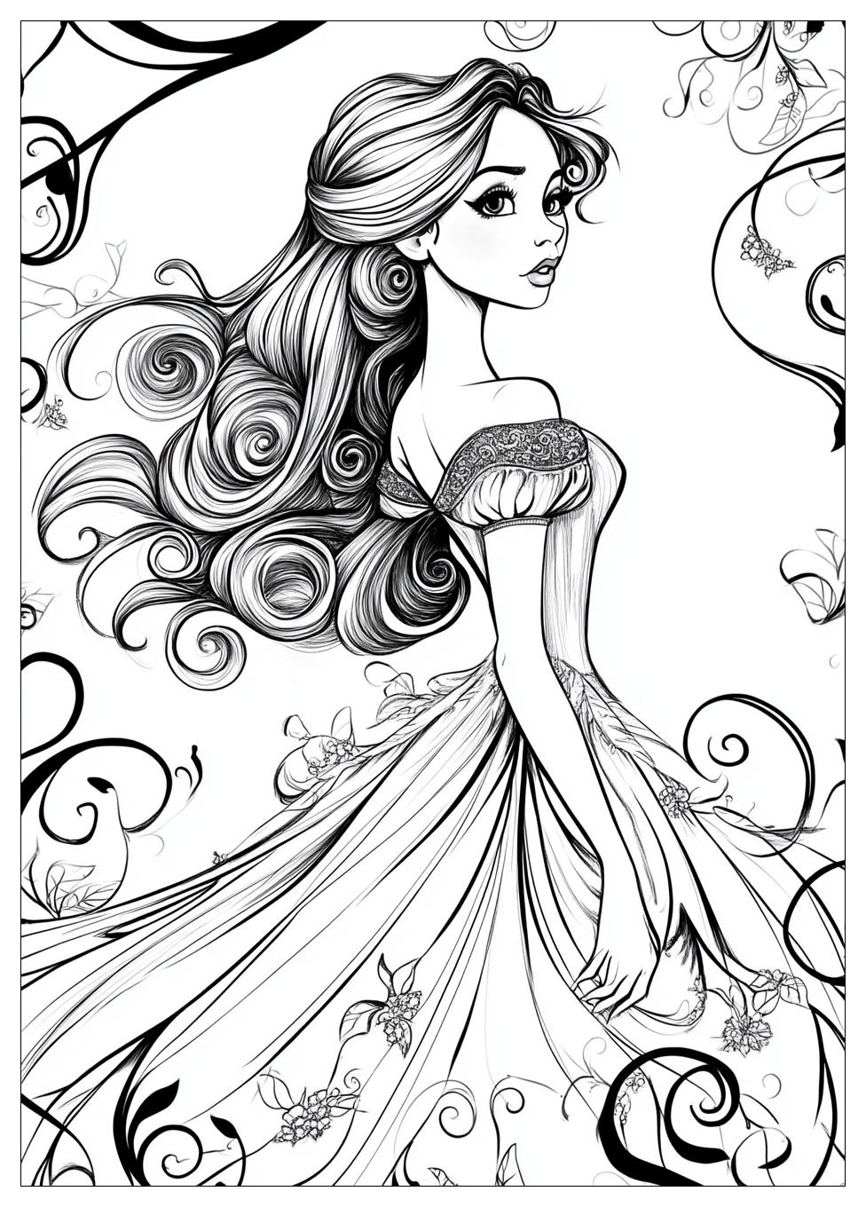 Kolorowanki Do Druku Disney Princess 9