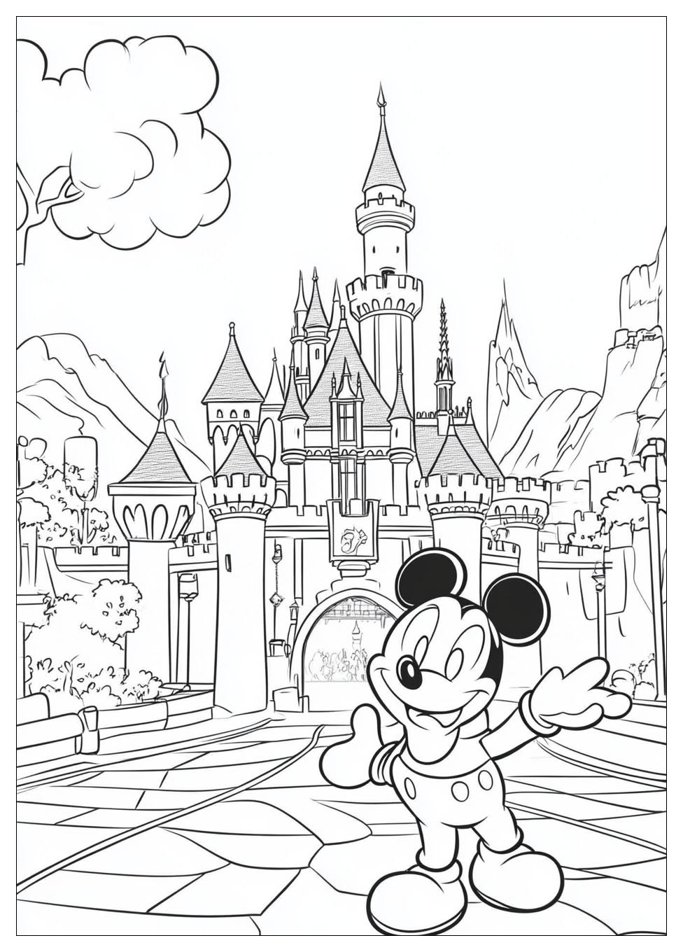 Kolorowanki Do Druku Disneyland 16
