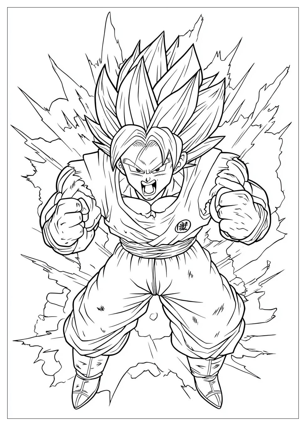 Kolorowanki Do Druku Dragon Ball Z 13