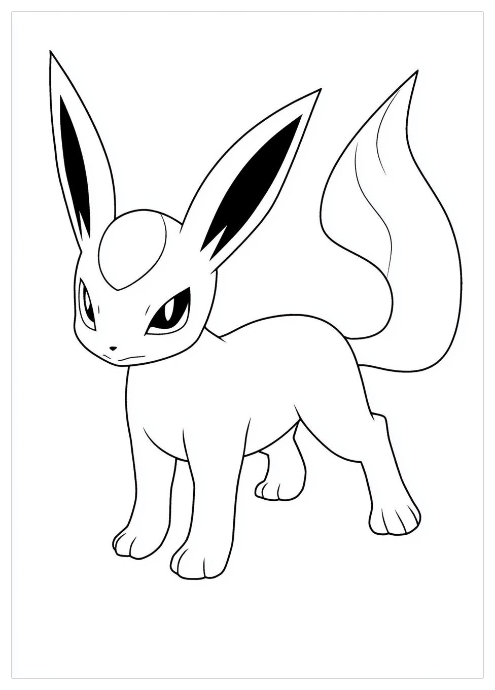 Kolorowanki Do Druku Espeon 15