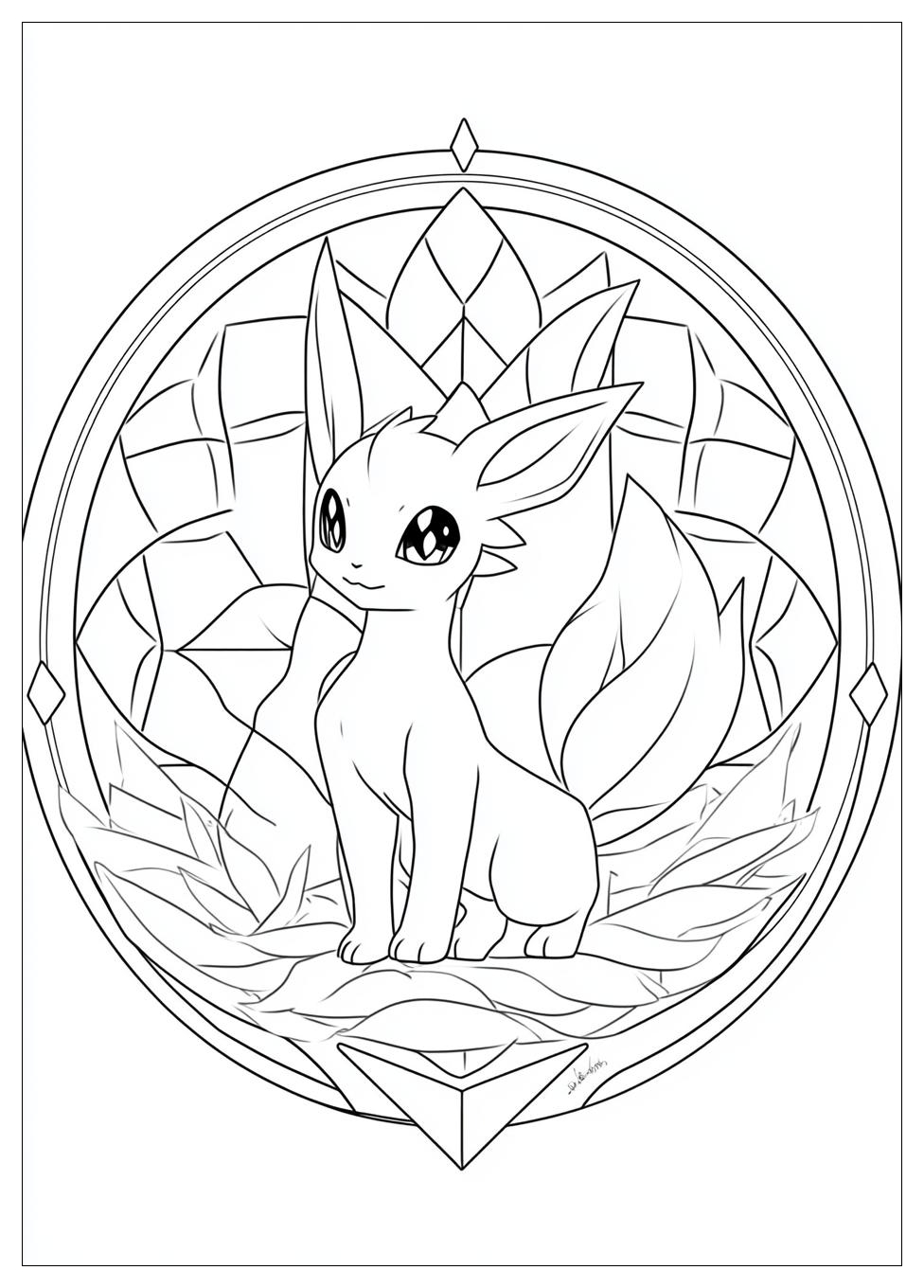 Kolorowanki Do Druku Espeon 18