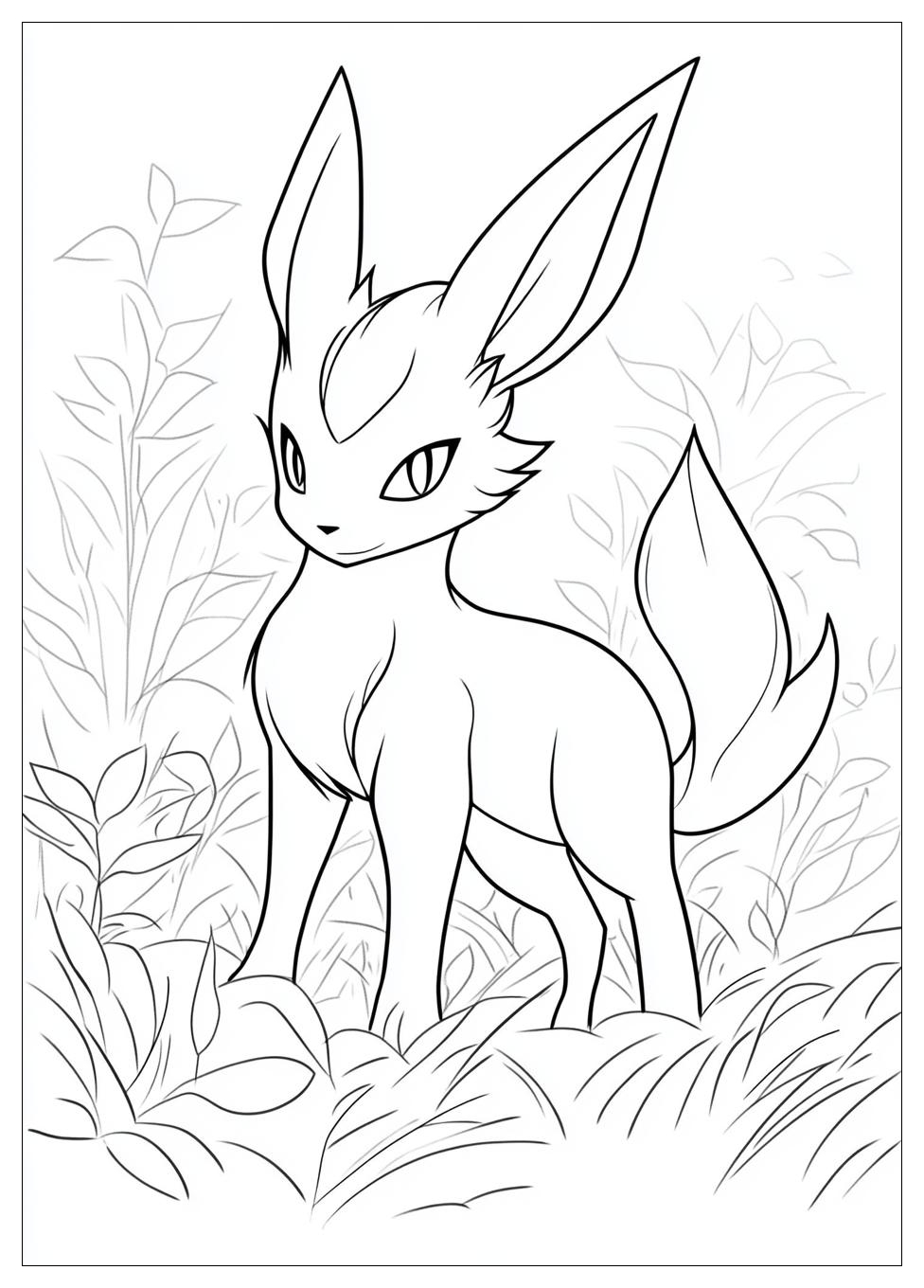 Kolorowanki Do Druku Espeon 2
