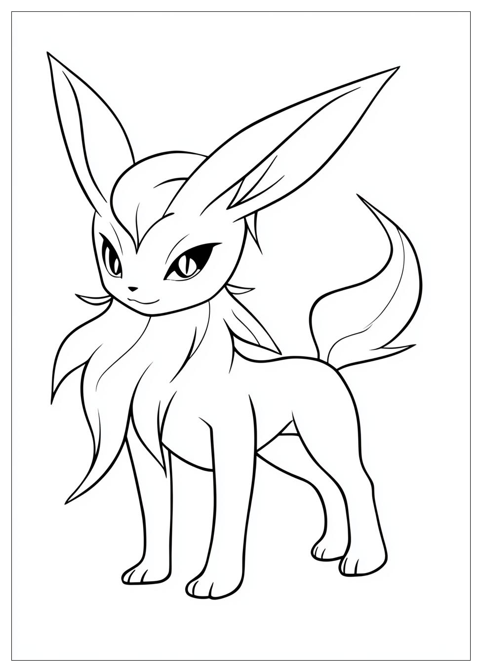 Kolorowanki Do Druku Espeon 4