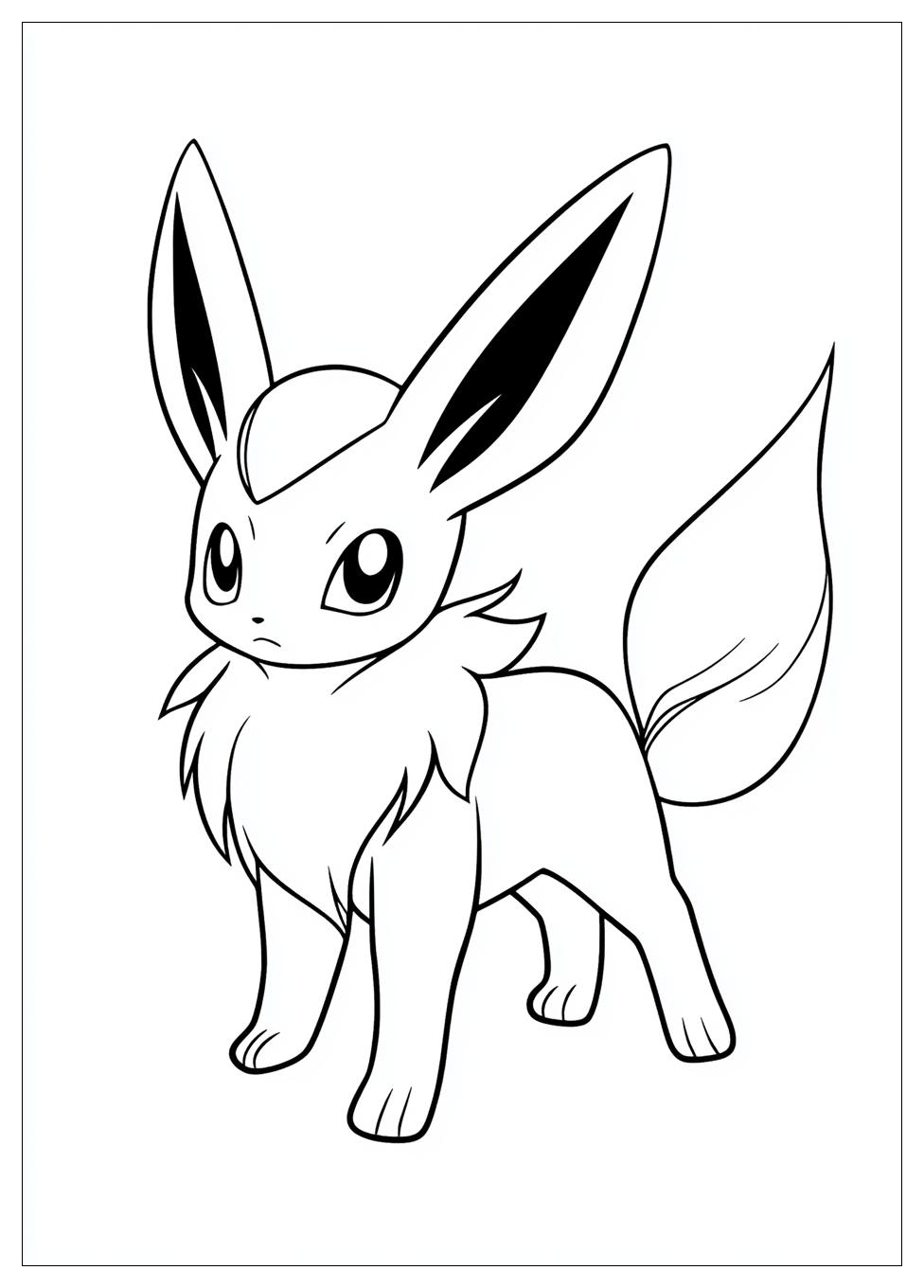 Kolorowanki Do Druku Espeon 8