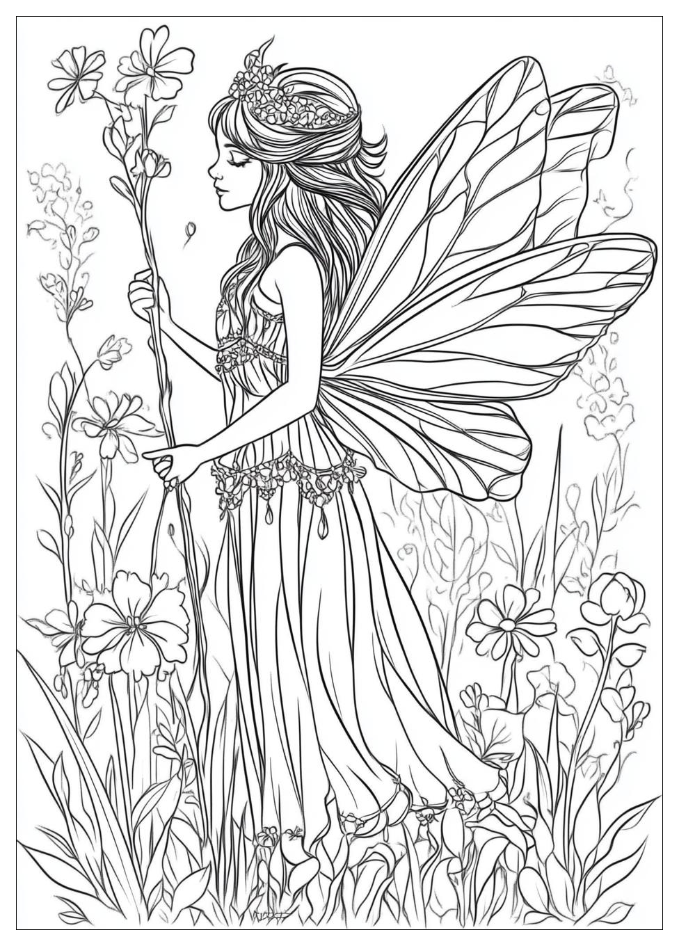 Kolorowanki Do Druku Fairy 12