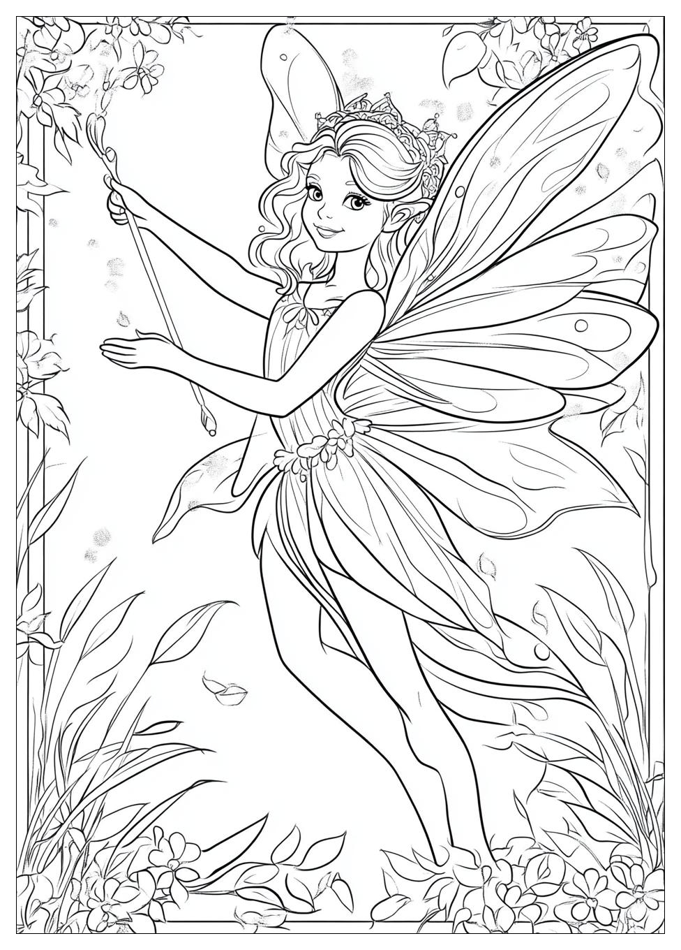 Kolorowanki Do Druku Fairy 15