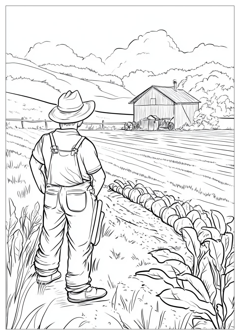 Kolorowanki Do Druku Farmer 11