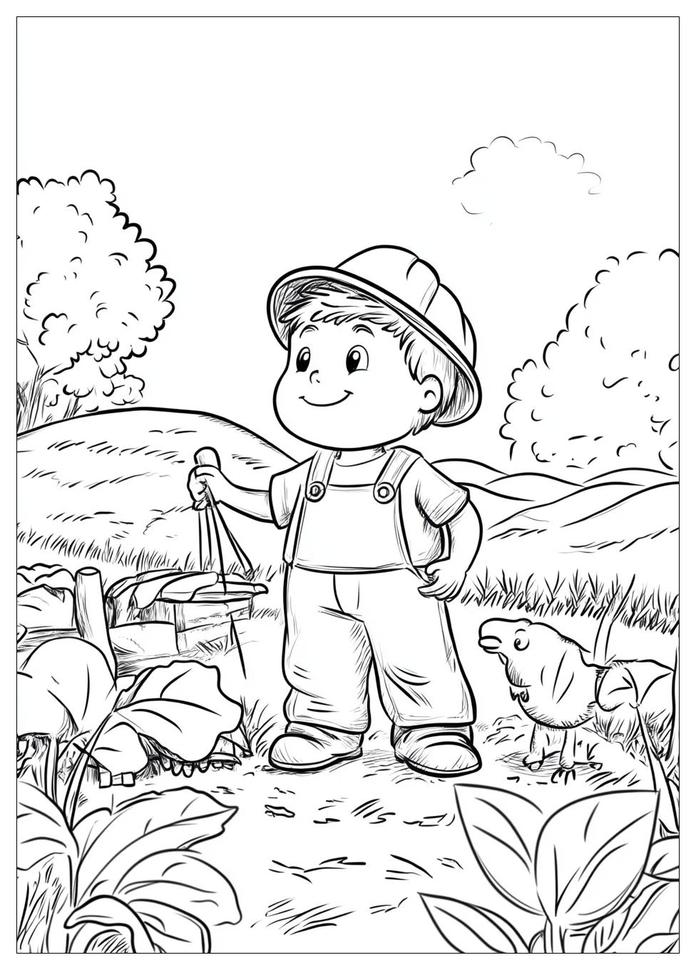 Kolorowanki Do Druku Farmer 17