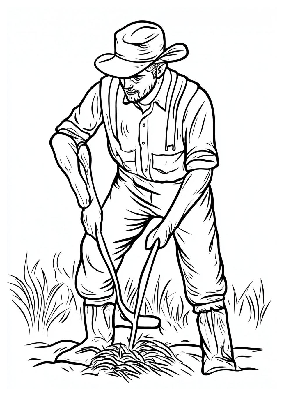 Kolorowanki Do Druku Farmer 19