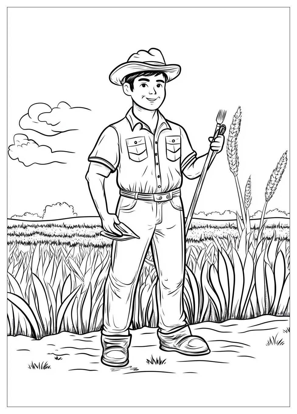 Kolorowanki Do Druku Farmer 2