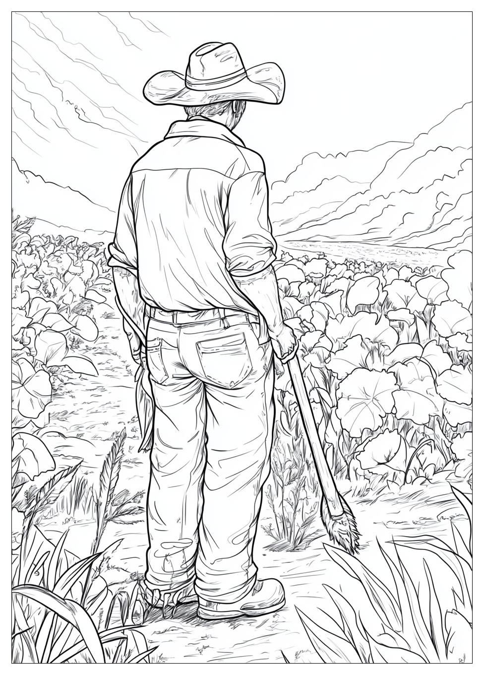 Kolorowanki Do Druku Farmer 23