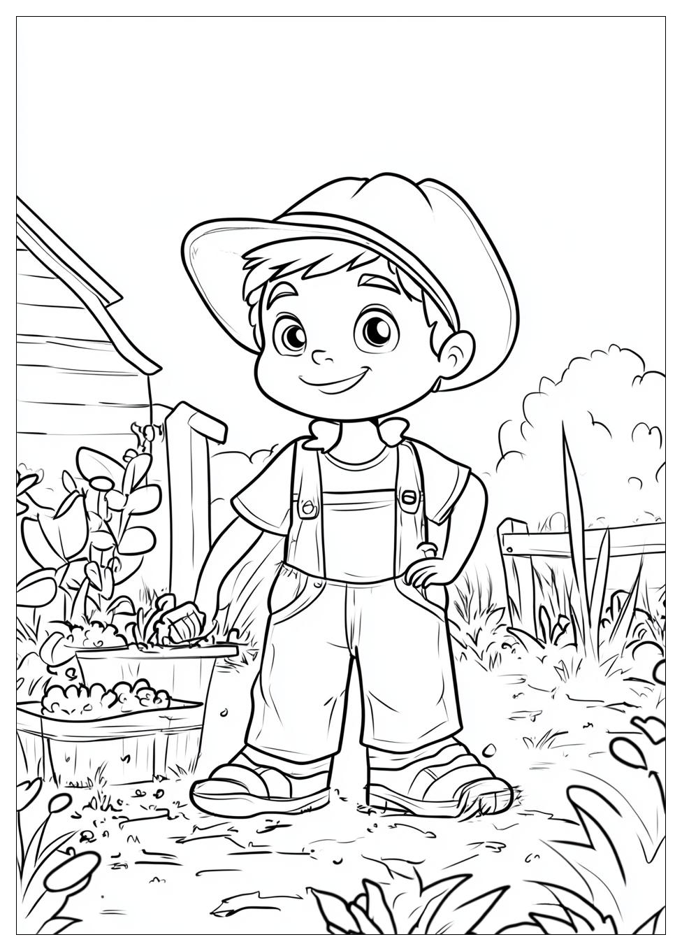 Kolorowanki Do Druku Farmer 3
