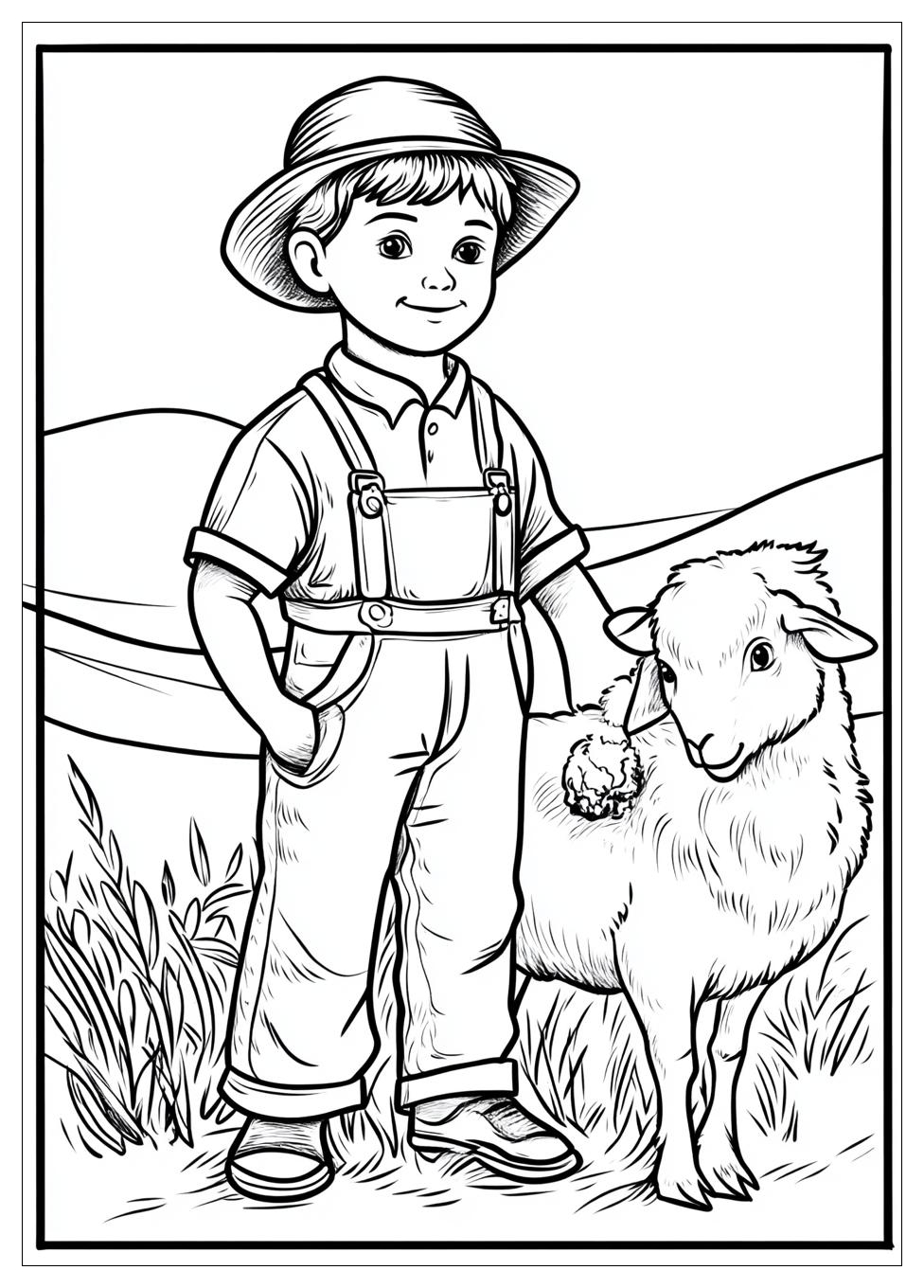 Kolorowanki Do Druku Farmer 4