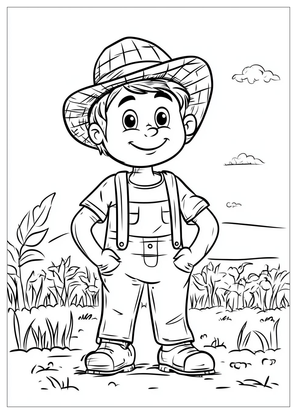 Kolorowanki Do Druku Farmer 6