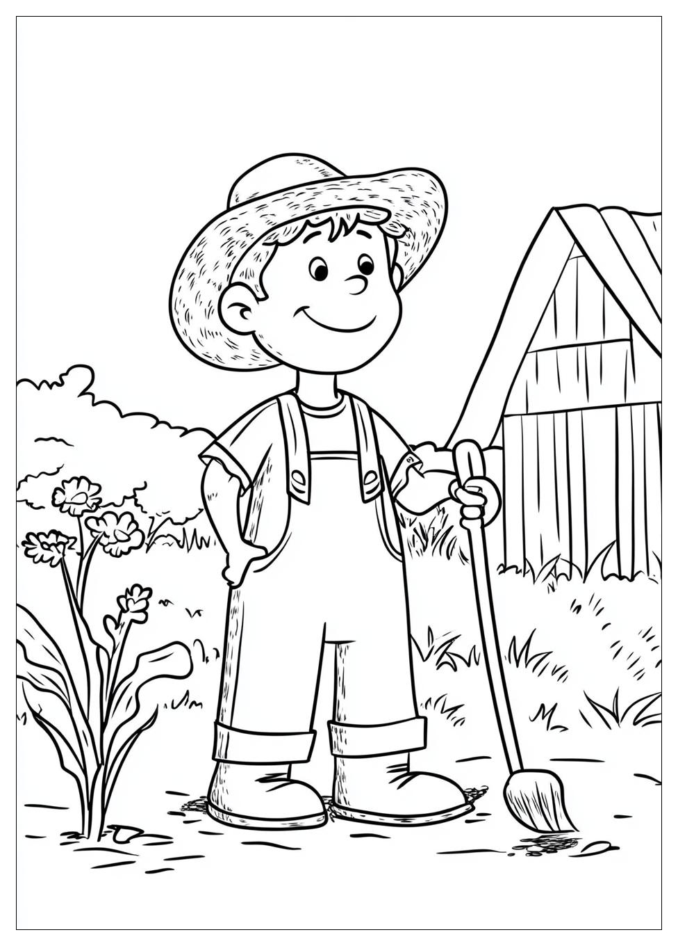 Kolorowanki Do Druku Farmer 7