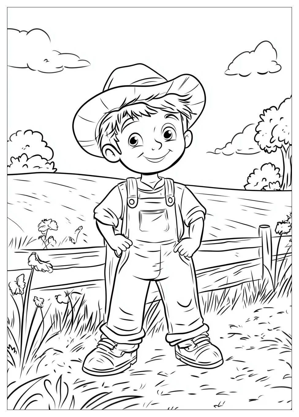 Kolorowanki Do Druku Farmer 9