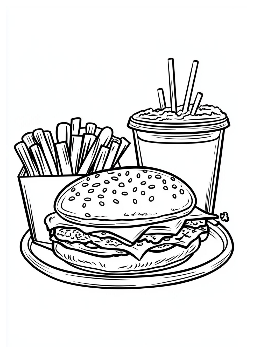 Kolorowanki Do Druku Fast Food 10