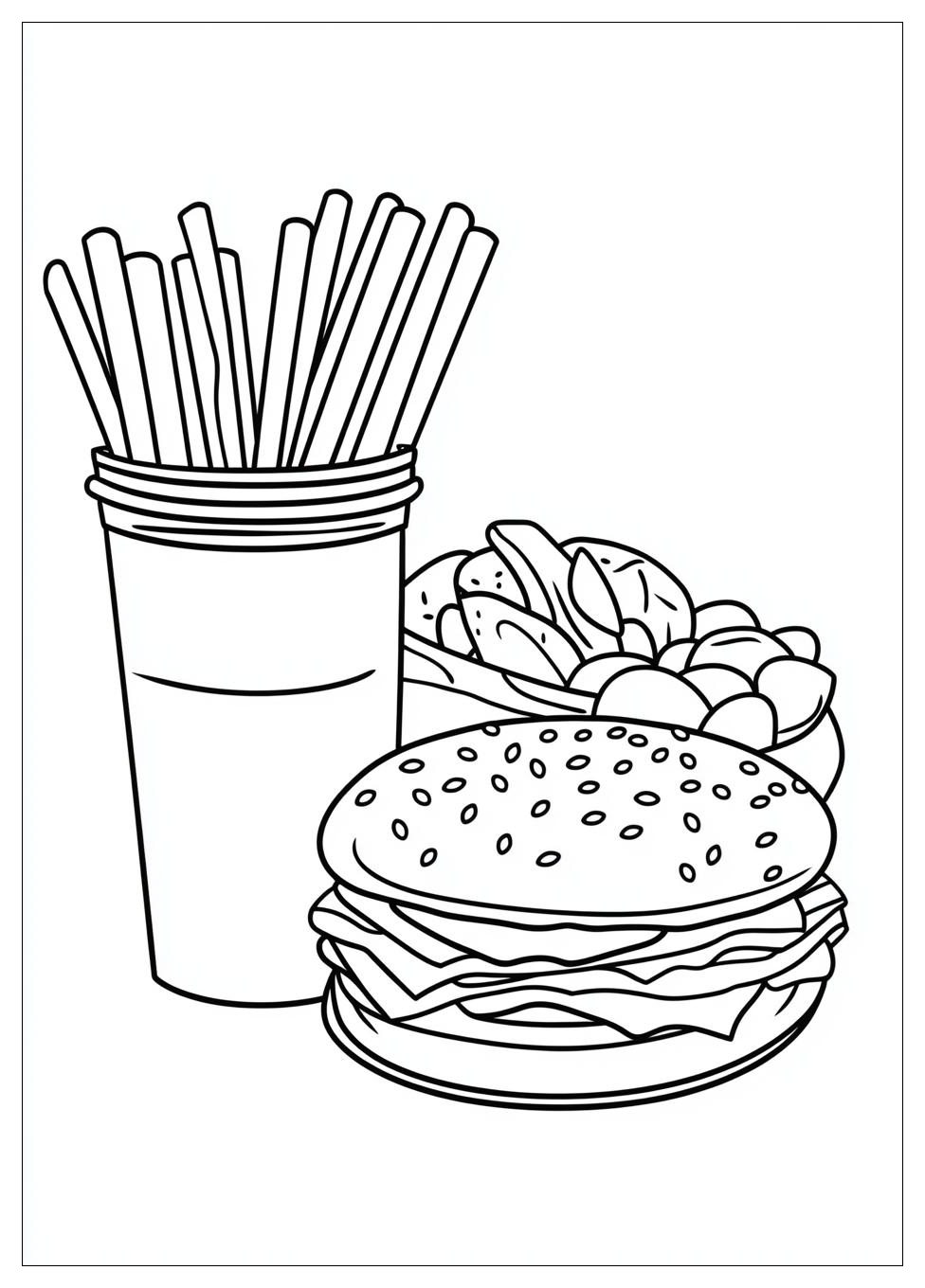 Kolorowanki Do Druku Fast Food 11