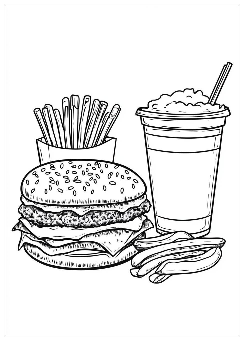 Kolorowanki Do Druku Fast Food 12