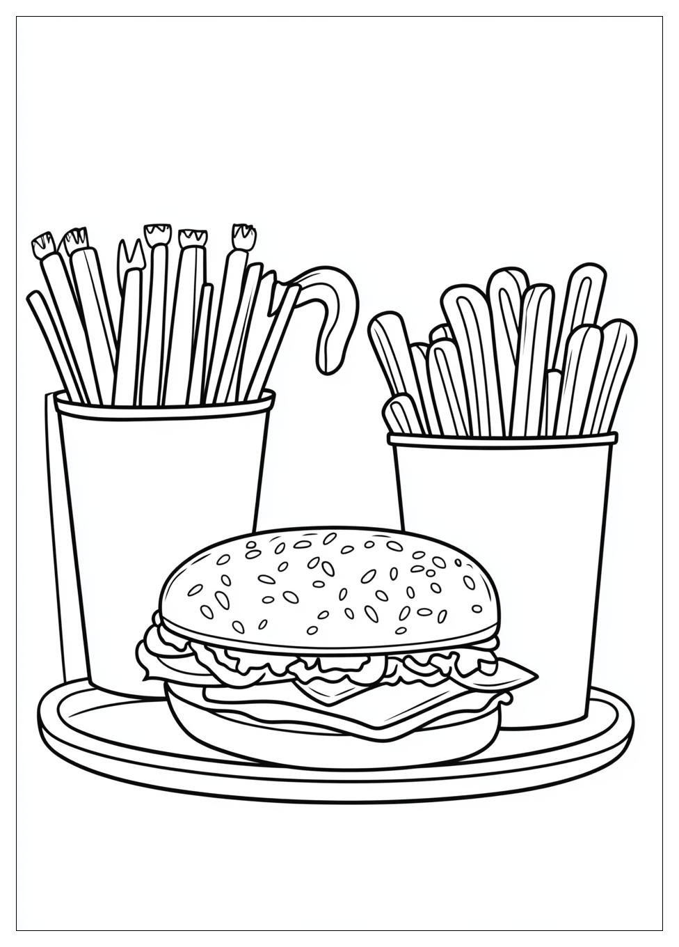 Kolorowanki Do Druku Fast Food 14