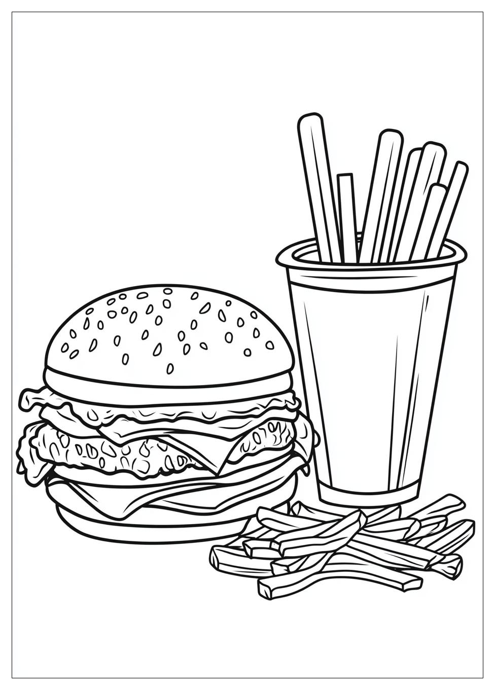 Kolorowanki Do Druku Fast Food 15