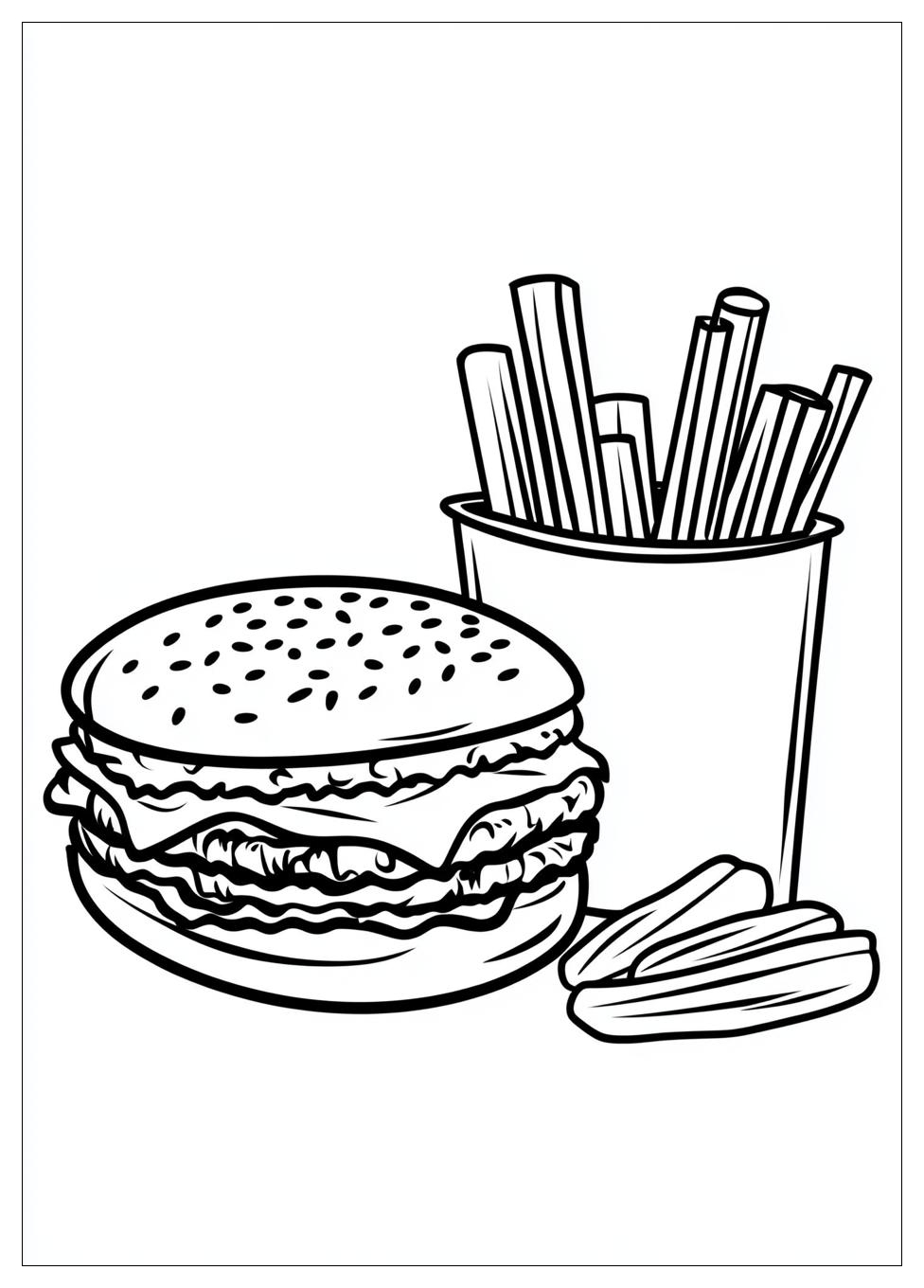 Kolorowanki Do Druku Fast Food 17