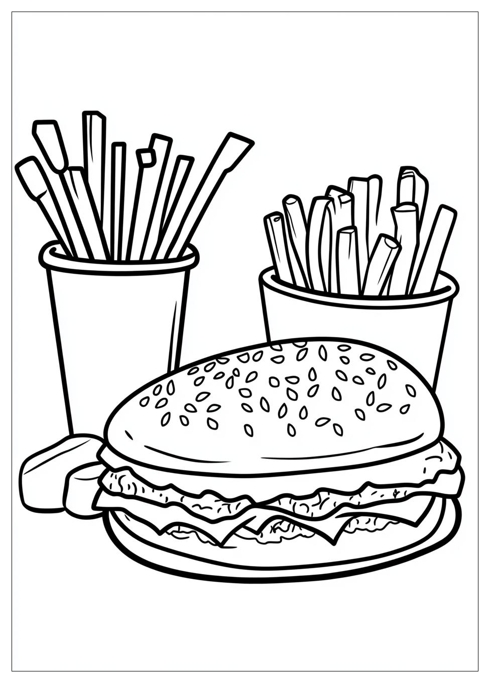 Kolorowanki Do Druku Fast Food 18