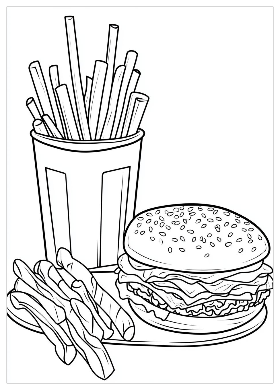 Kolorowanki Do Druku Fast Food 19