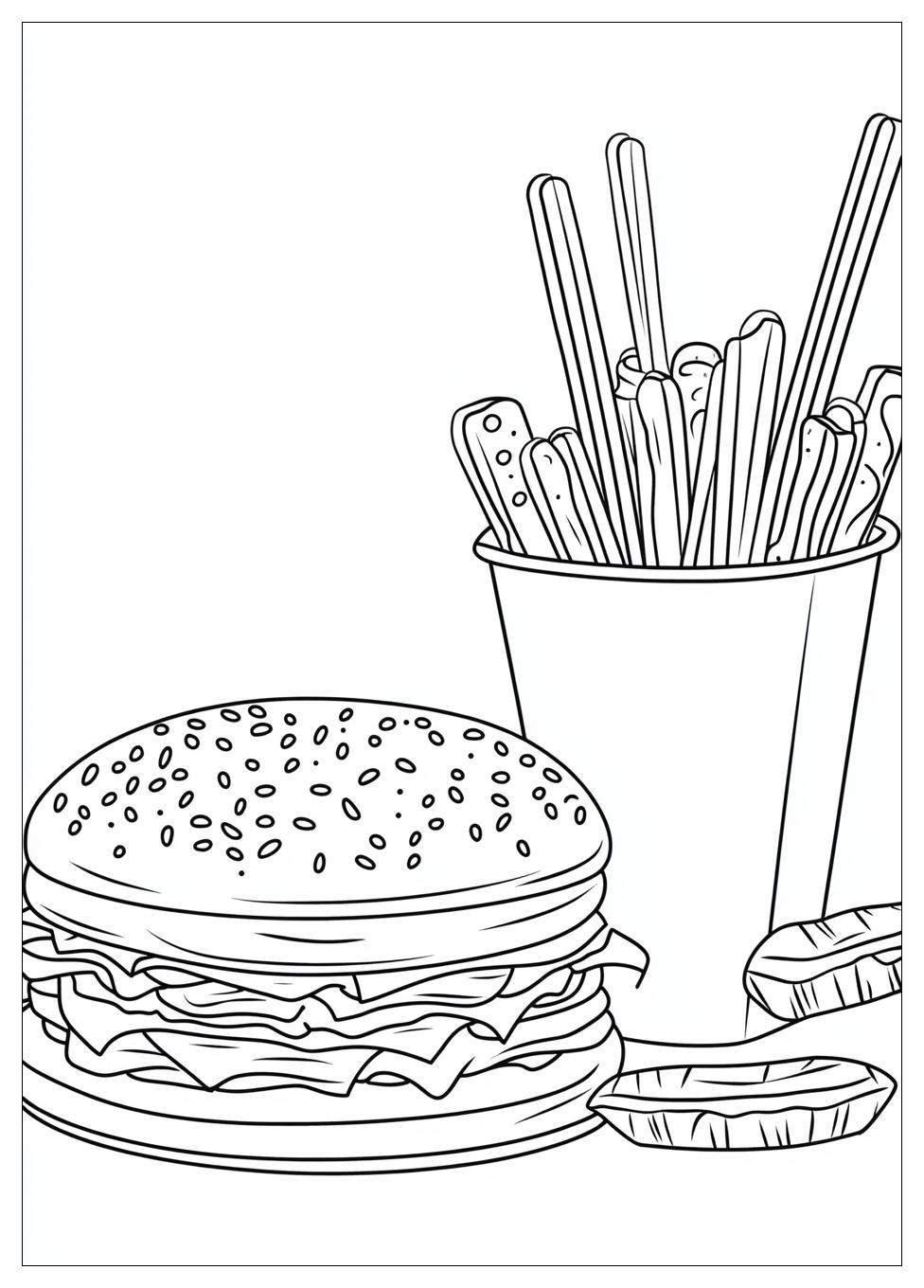 Kolorowanki Do Druku Fast Food 20