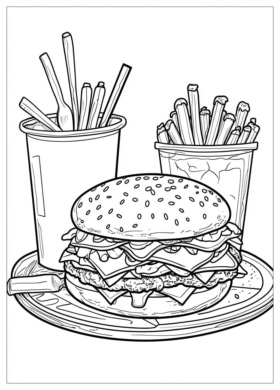 Kolorowanki Do Druku Fast Food 6