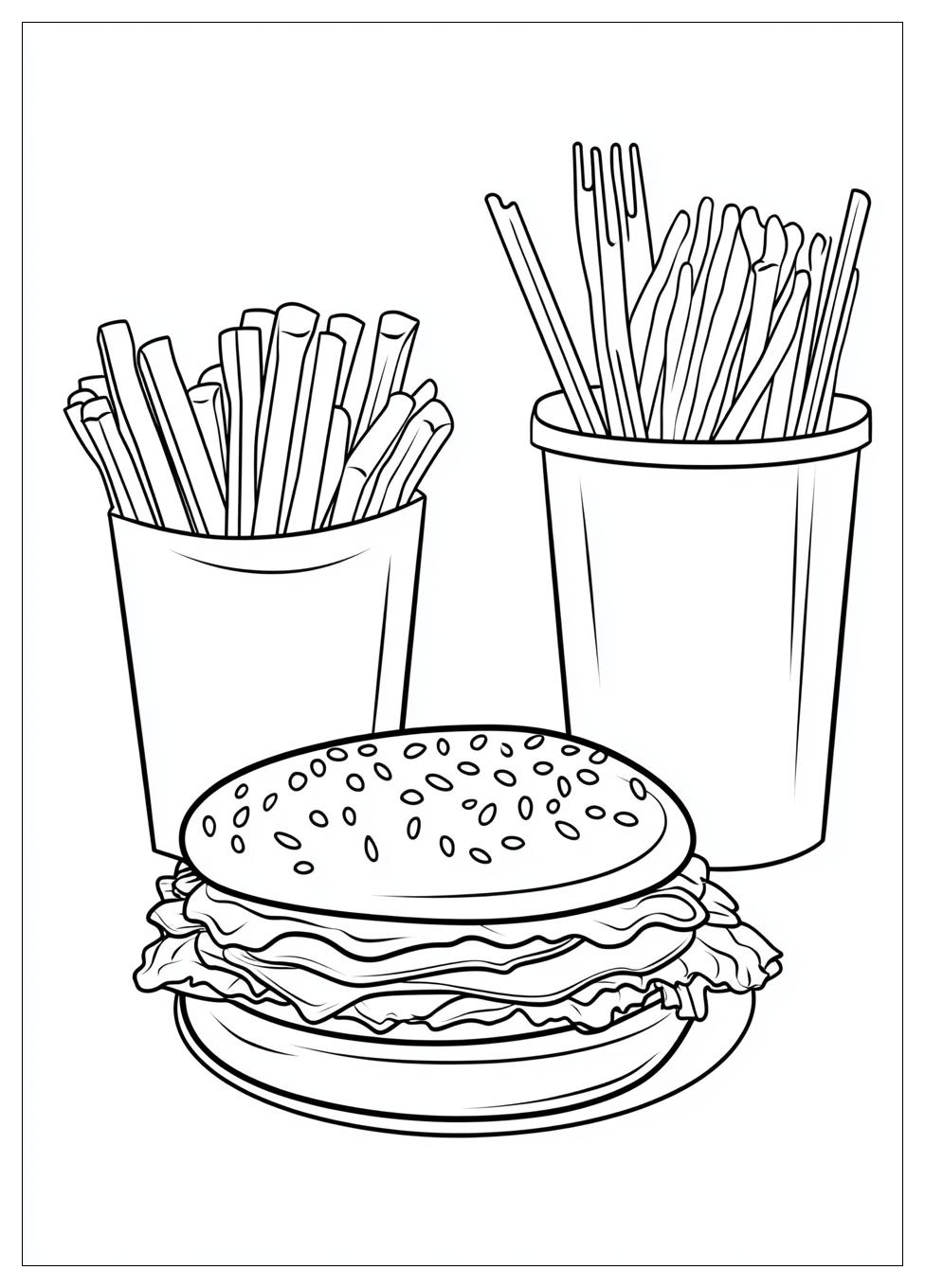 Kolorowanki Do Druku Fast Food 7