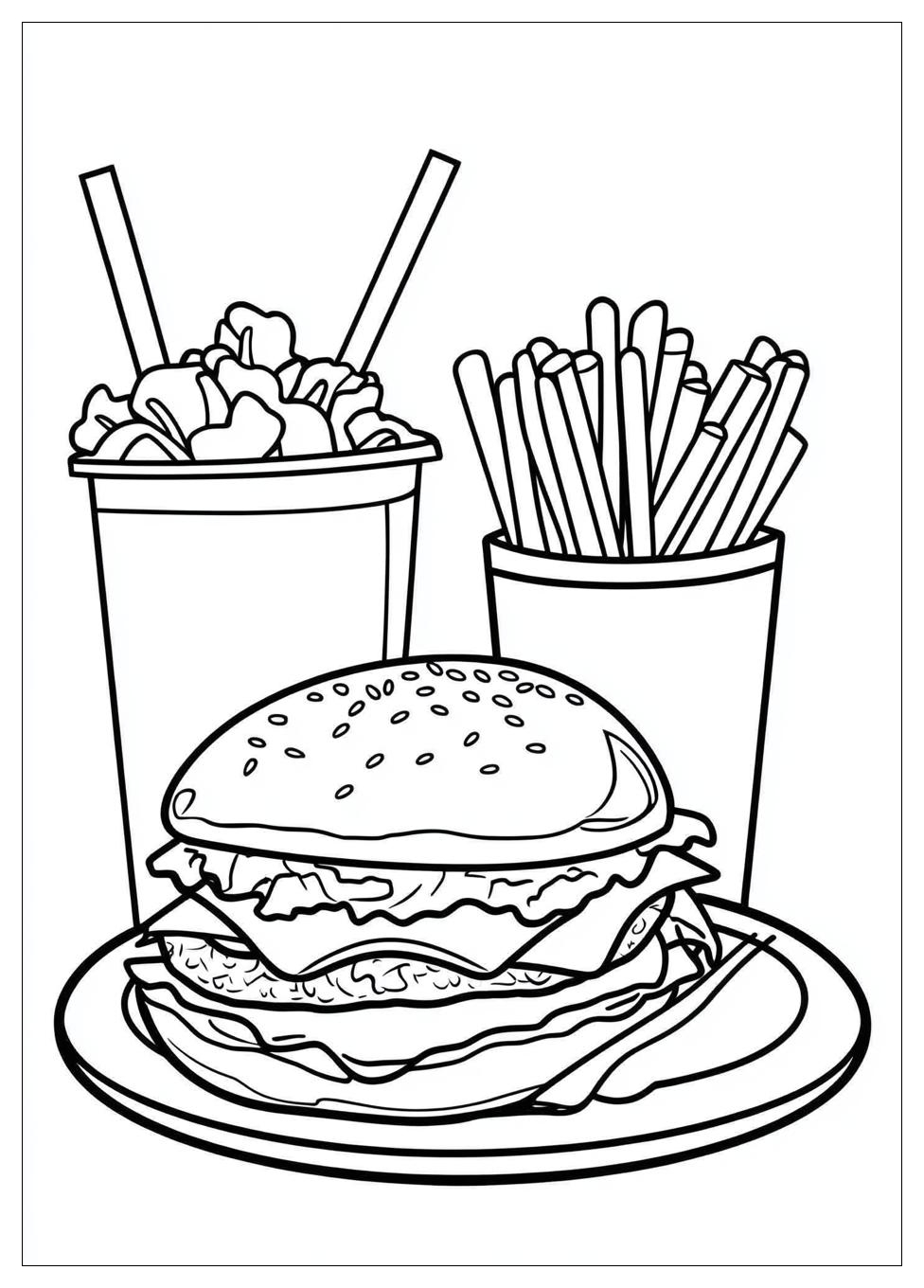 Kolorowanki Do Druku Fast Food 8