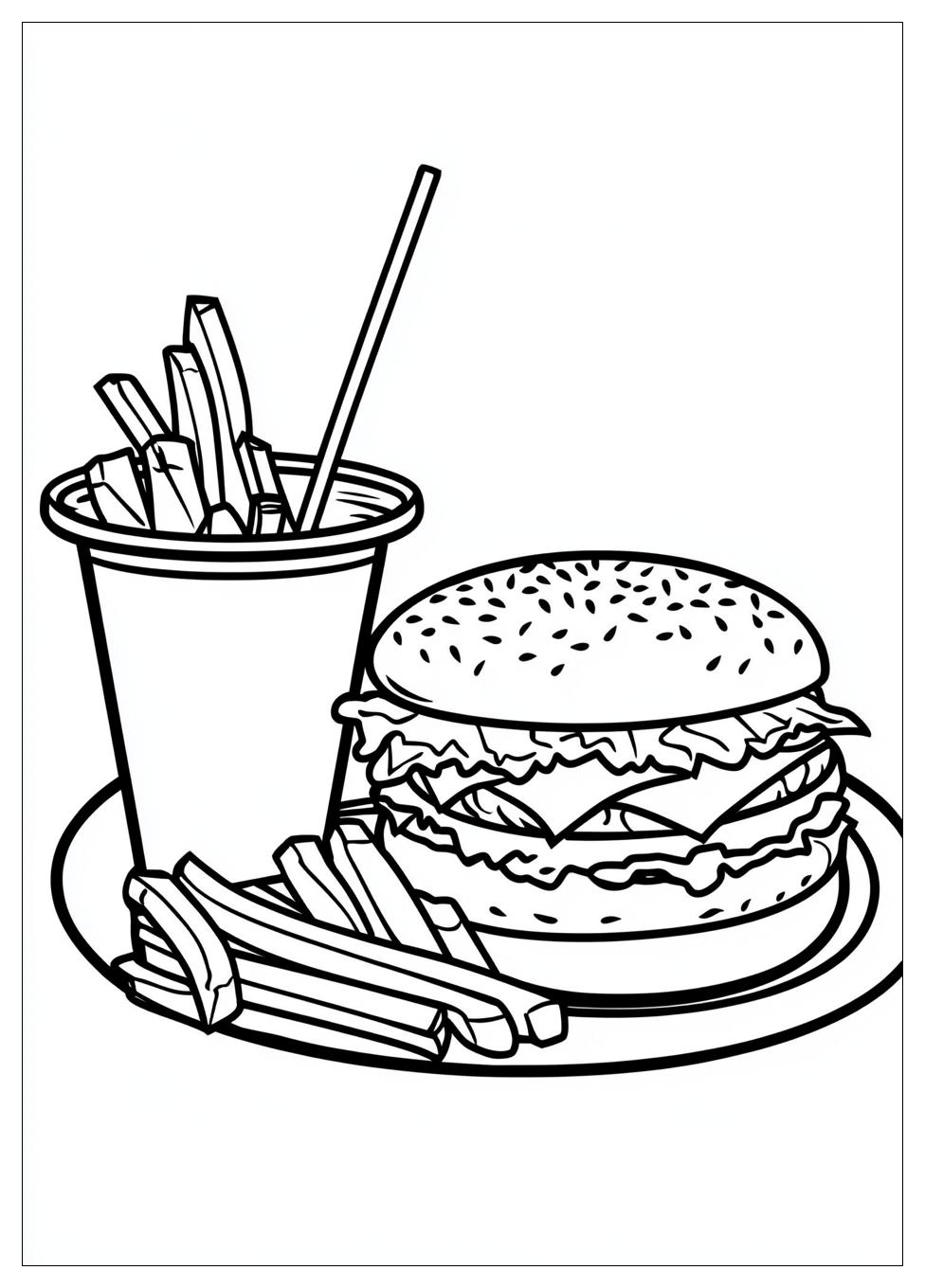 Kolorowanki Do Druku Fast Food 9