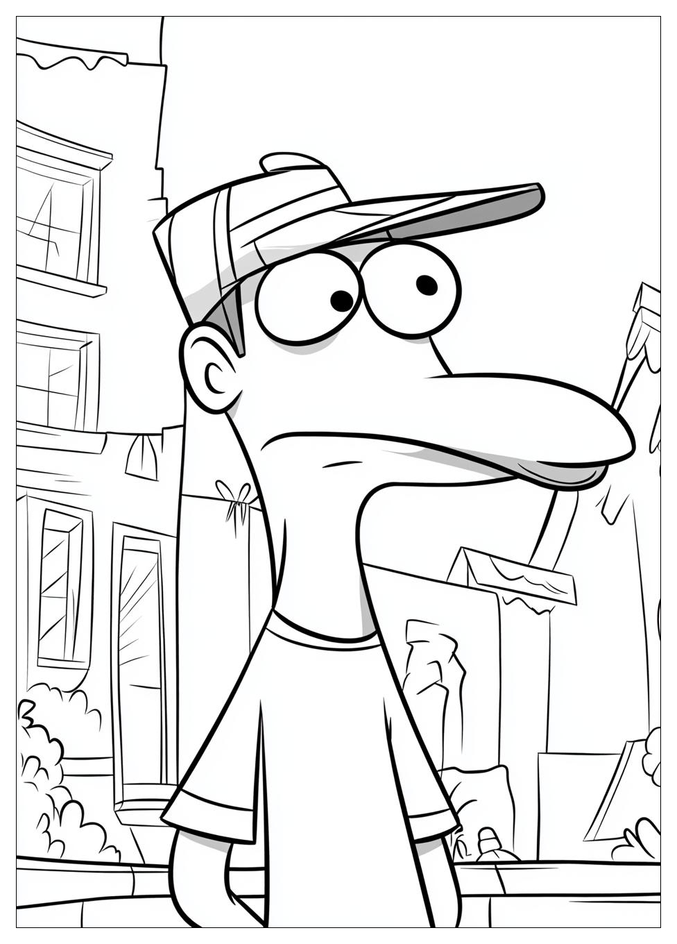 Kolorowanki Do Druku Fineasz I Ferb 22