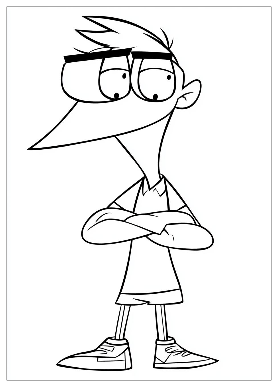 Kolorowanki Do Druku Fineasz I Ferb 7
