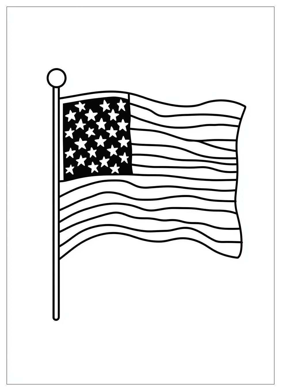Kolorowanki Do Druku Flaga Usa 10