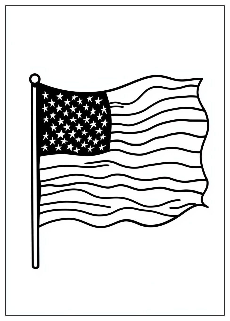Kolorowanki Do Druku Flaga Usa 12
