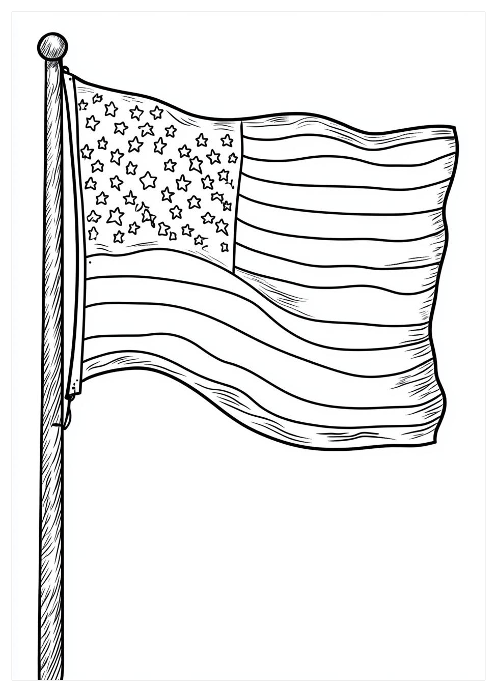 Kolorowanki Do Druku Flaga Usa 13