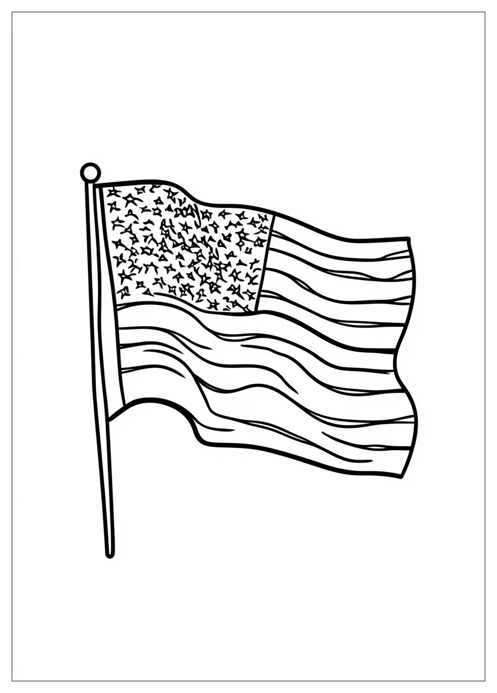 Kolorowanki Do Druku Flaga Usa 14