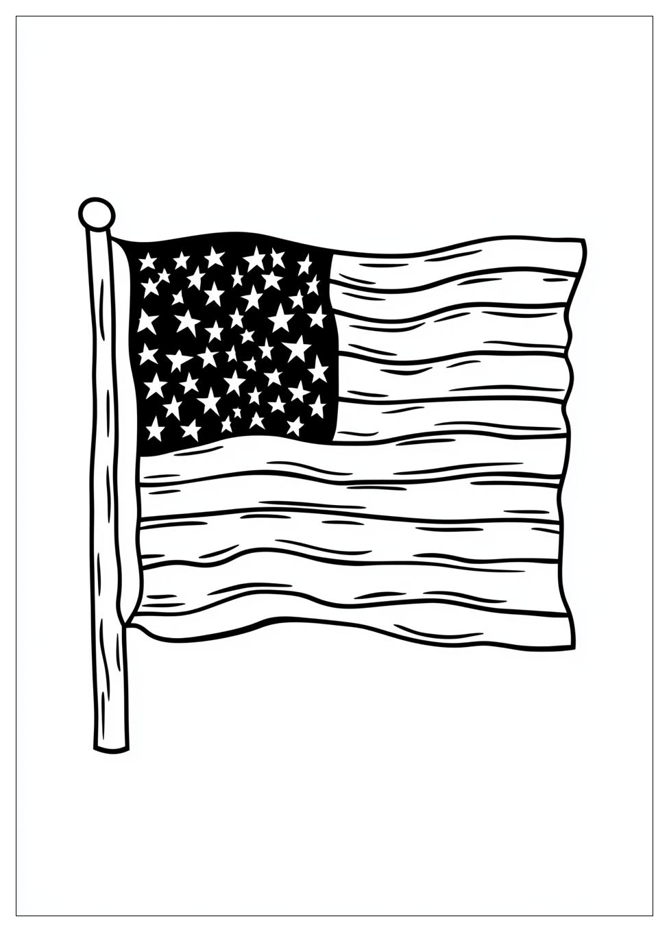 Kolorowanki Do Druku Flaga Usa 15