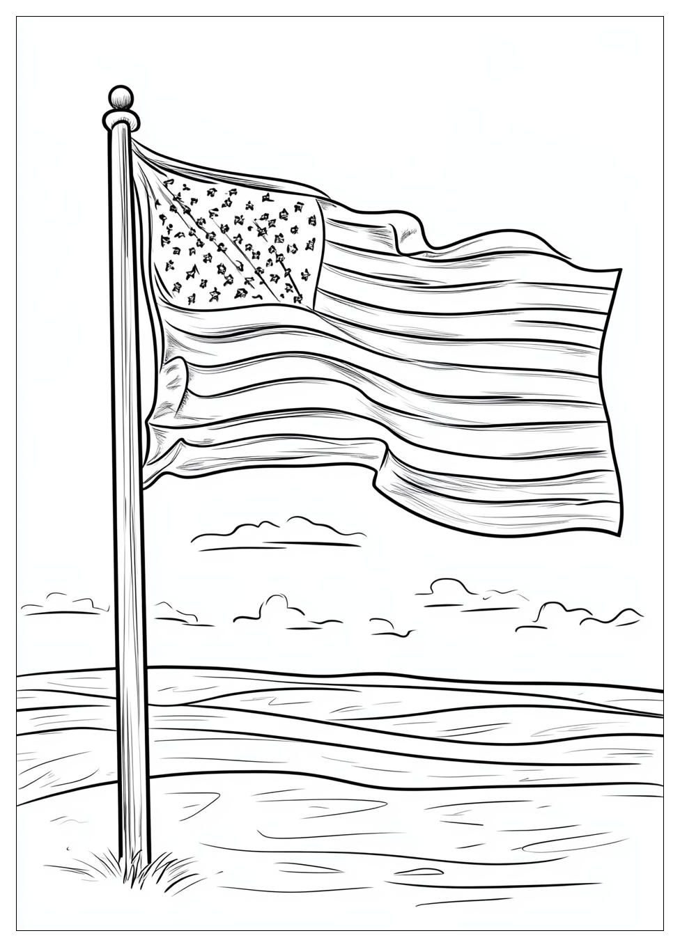 Kolorowanki Do Druku Flaga Usa 17