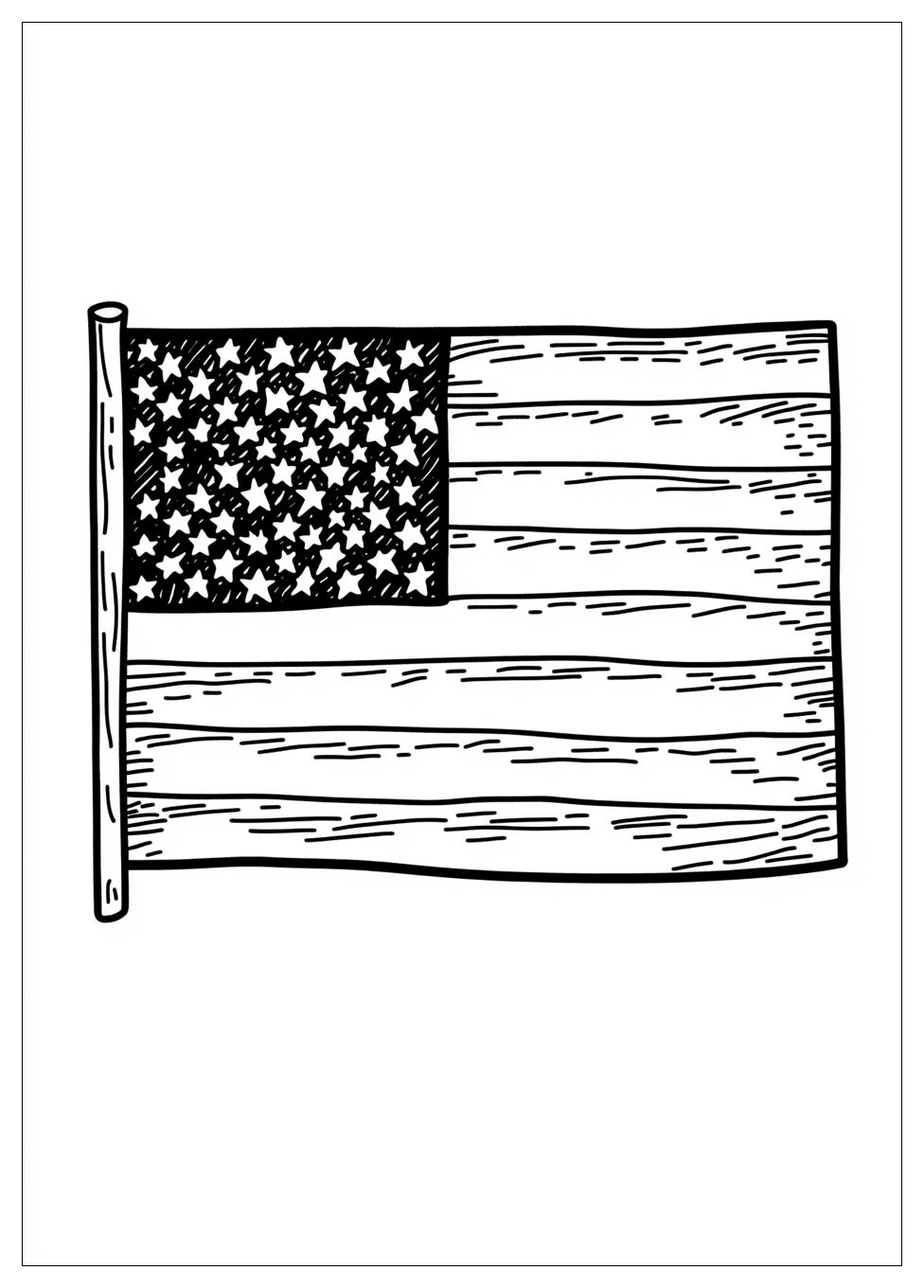 Kolorowanki Do Druku Flaga Usa 24