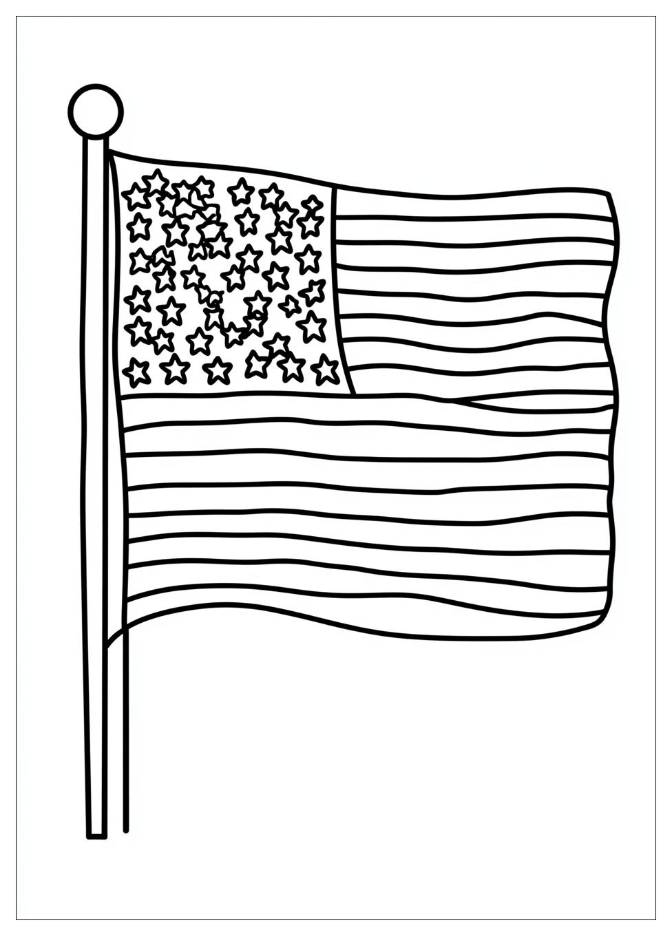 Kolorowanki Do Druku Flaga Usa 5