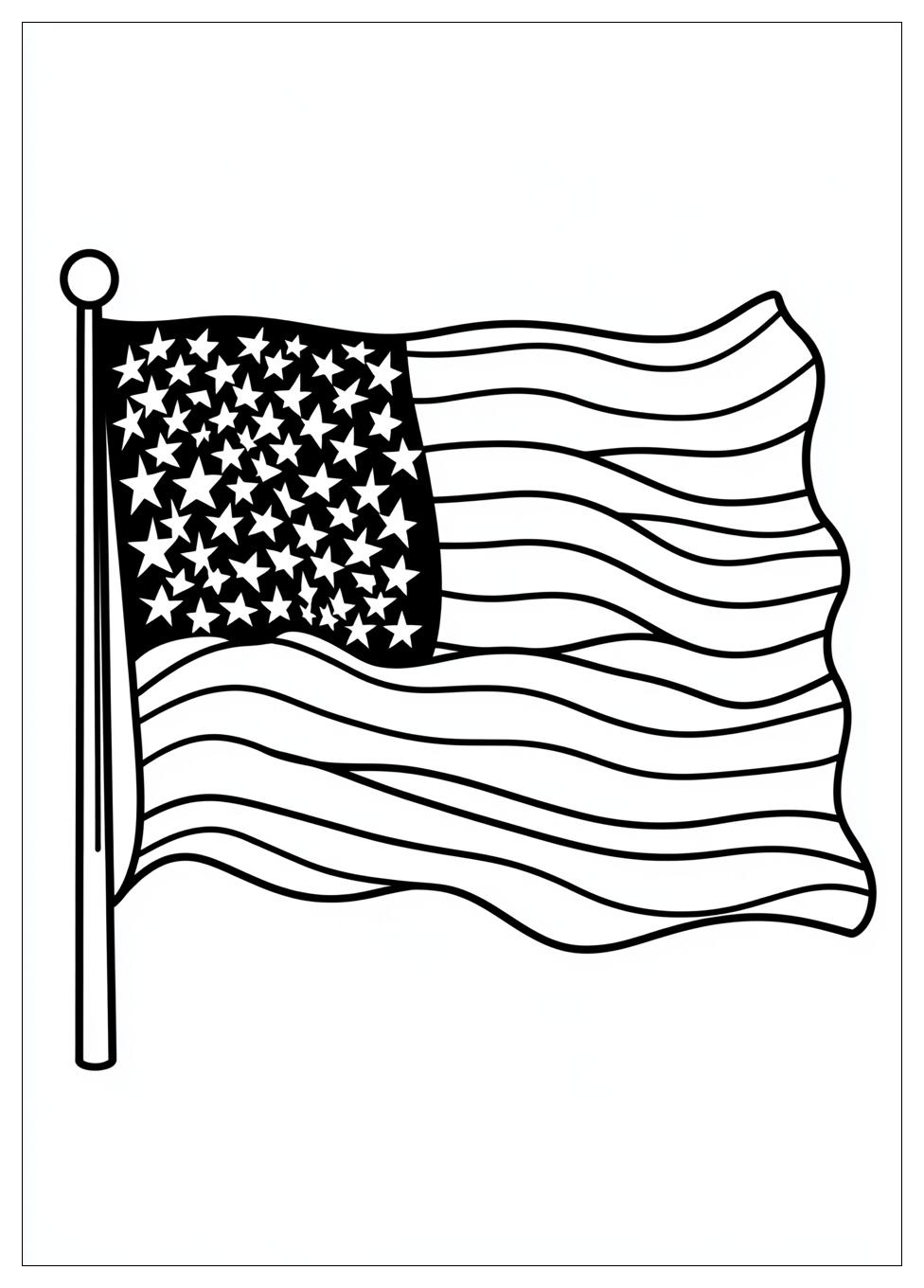 Kolorowanki Do Druku Flaga Usa 7