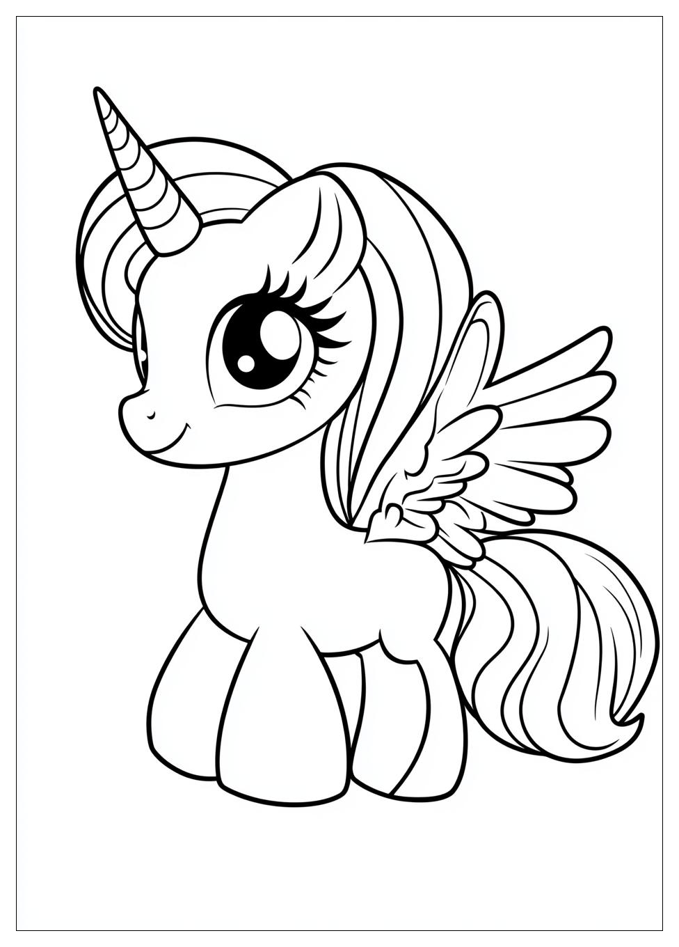 Kolorowanki Do Druku Fluttershy 1
