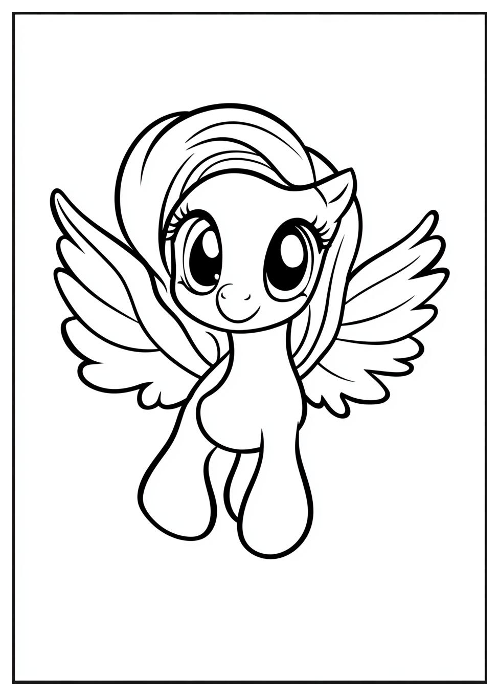Kolorowanki Do Druku Fluttershy 12