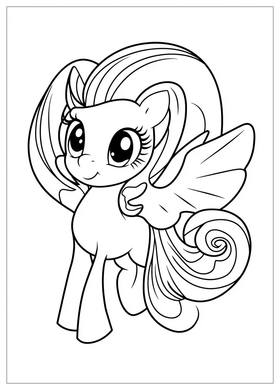Kolorowanki Do Druku Fluttershy 8