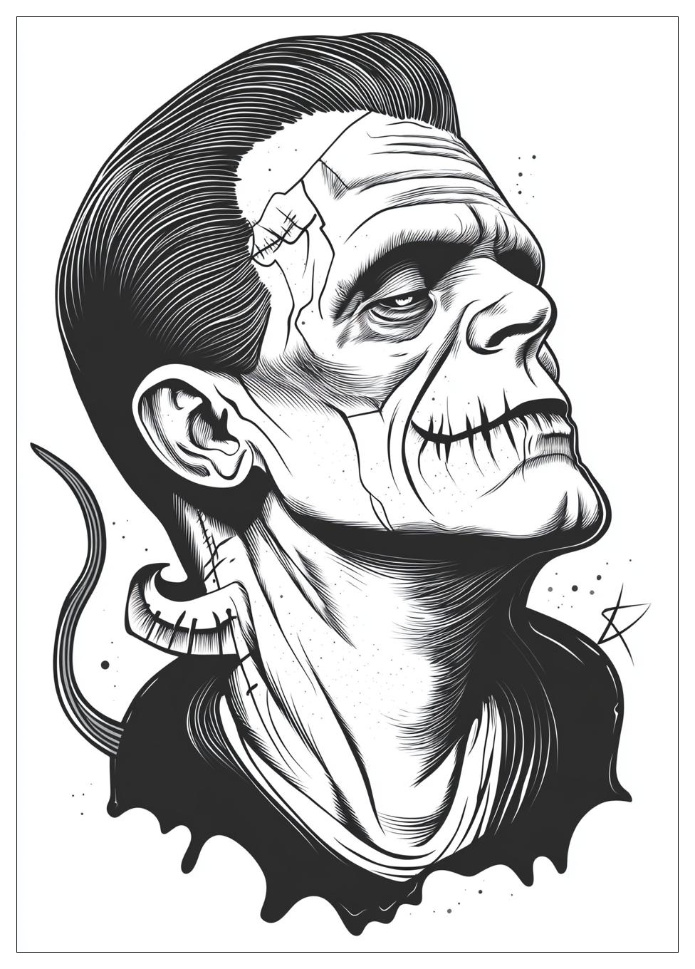 Kolorowanki Do Druku Frankenstein 8