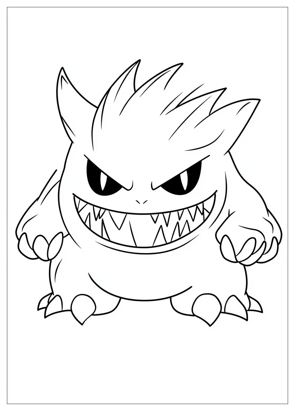 Kolorowanki Do Druku Gengar 10
