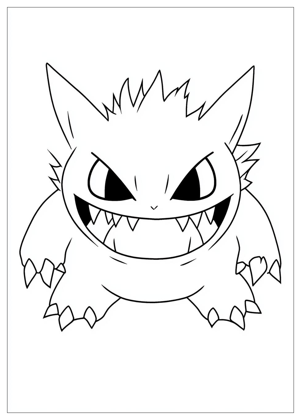 Kolorowanki Do Druku Gengar 11